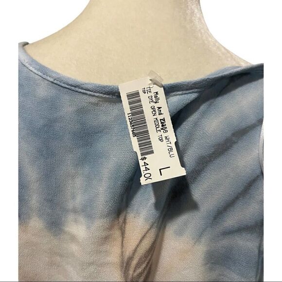 NWT Sage tie dye open middle top size Large - Picture 7 of 9